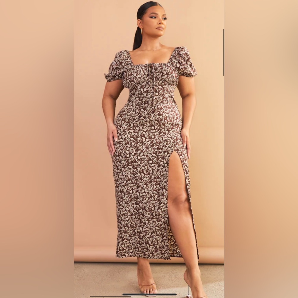 Ditsy floral dress